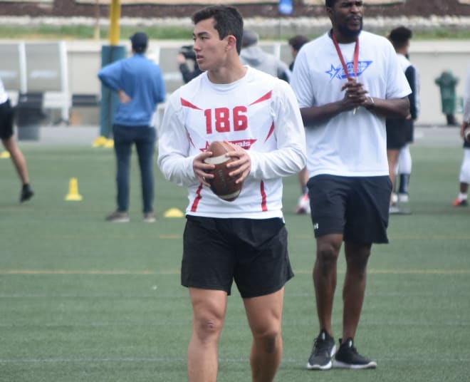 Tyler Buchner was impressive at the Los Angeles Rivals Camp
