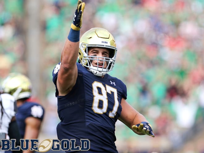 Notre Dame tight end Michael Mayer 