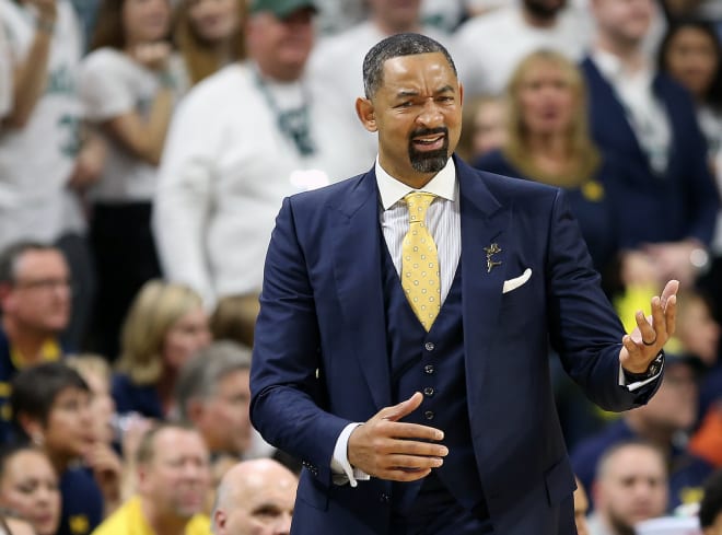 Michigan Wolverines head basketball coach Juwan Howard led his team to the outright Big Ten title in 2020-21.