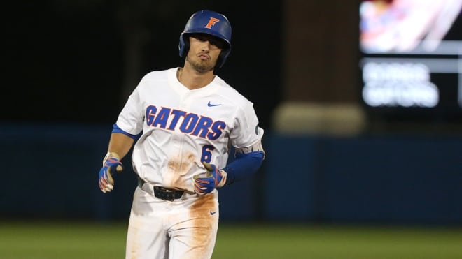 Florida Gator baseball. Opening night of the season.