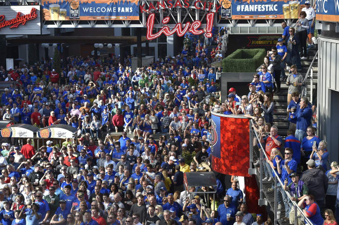 Kansas basketball fans are known to travel just as well as Nebraska football fans.