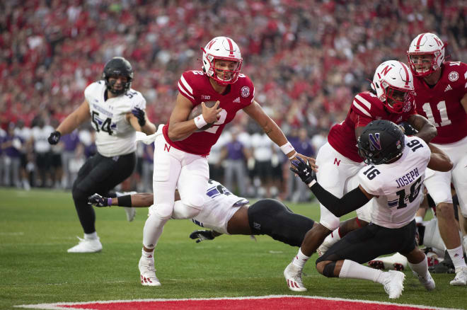 Nebraska Cornhuskers football Adrian Martinez.