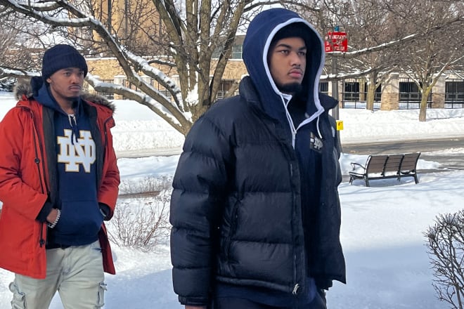 For the first time since he committed, Christopher Burgess Jr. returned to Notre Dame last Saturday for junior day. Burgess detailed with Inside ND Sports why he felt it was important to visit.
