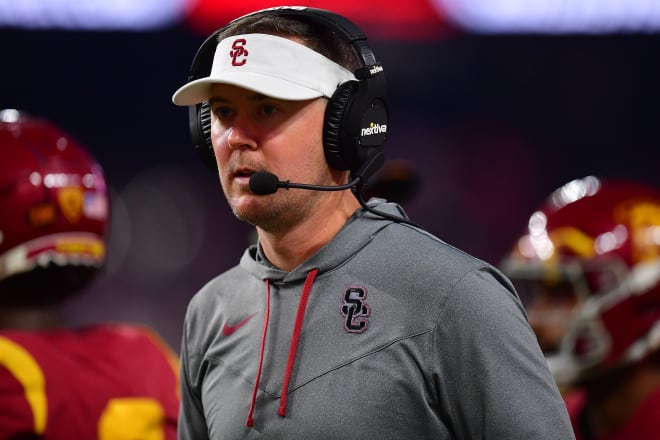 Lincoln Riley is 11-2 in his first season at USC.