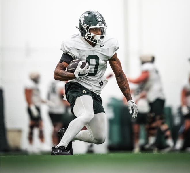 Michigan State wide receiver Alante Brown is focused and ready for 2024 ...