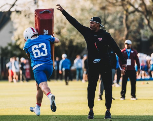 Defensive graduate assistant Stefan McClure, 