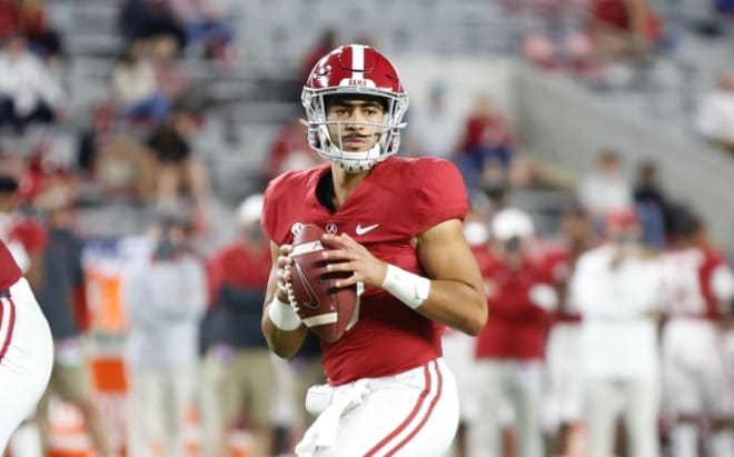 Alabama quarterback Bryce Young enters the 2021 season as a freshman because of the NCAA blanket wavier rule