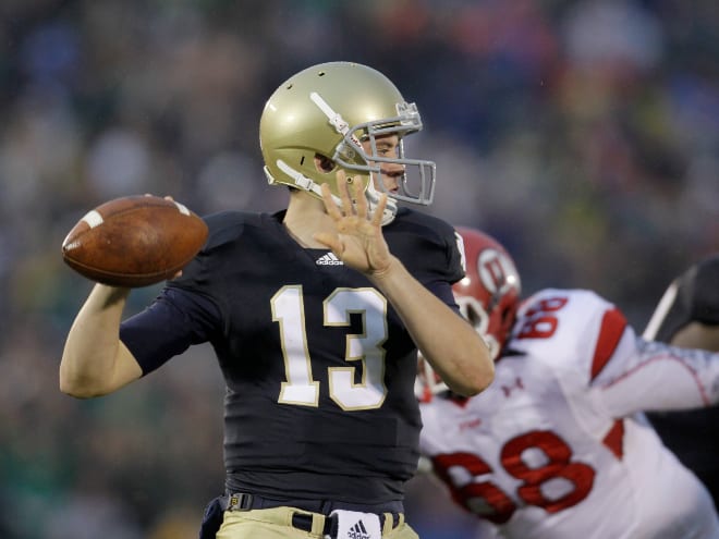 Tommy Rees made his debut as Notre Dame's starting quarterback as a freshman in 2010 against Utah.