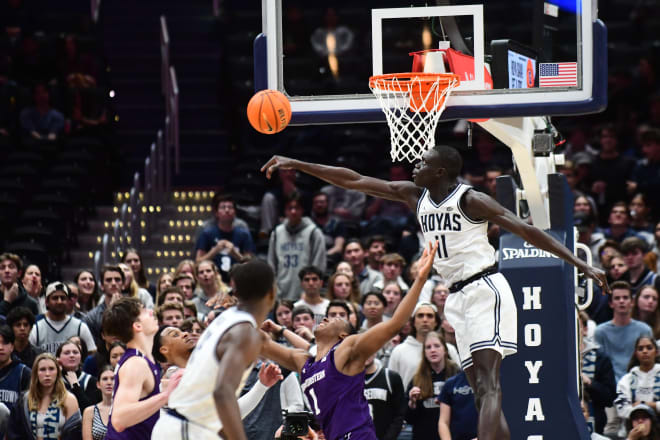 Akok Akok and the Hoyas protect their house from 'Nova this evening. 