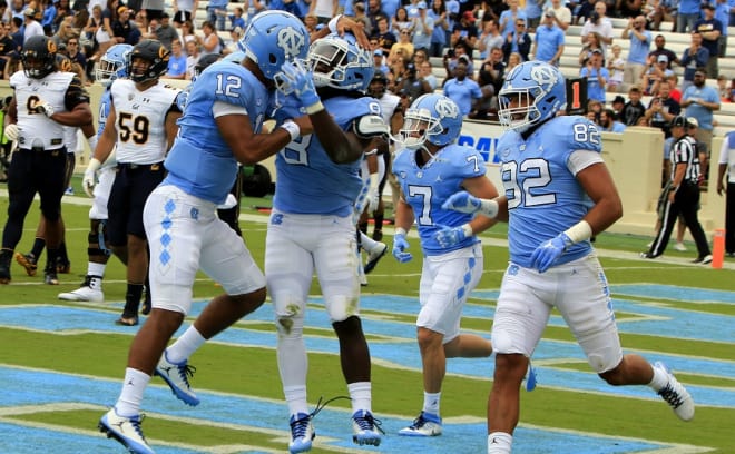 Getting Fritts (82) back on the field will only make UNC's offense even more potent this fall.