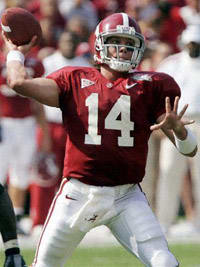 Alabama starting quarterbacks havent missed a start since 2004