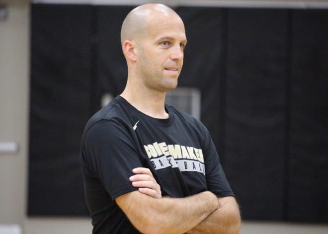 Purdue assistant coach Steve Lutz