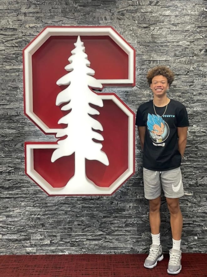 Trent Perry on his Stanford visit in August. 
