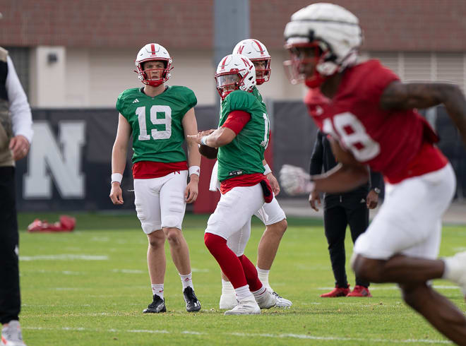 Nebraska football quarterback Dylan Raiola