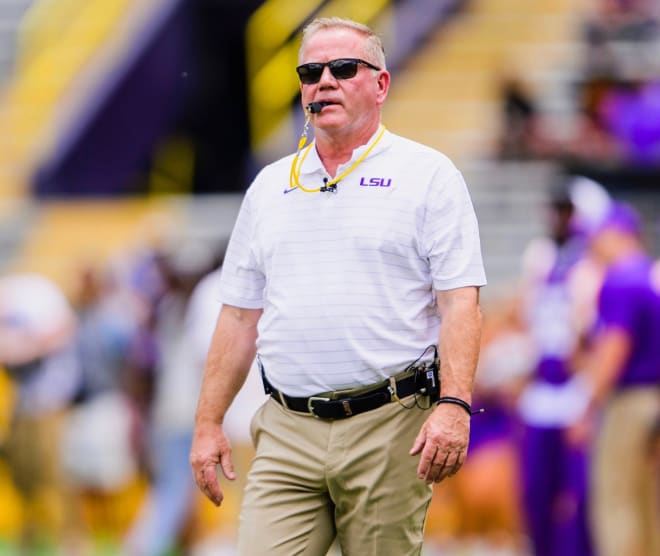 Brian Kelly won 113 games at Notre Dame and begins a new challenge in the SEC at LSU.