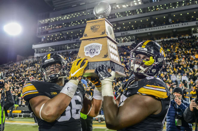 The Heroes Game Trophy series between Nebraska and Iowa is now tied at 3-3, which the Hawkeyes winning three of the last four games against the Huskers. 