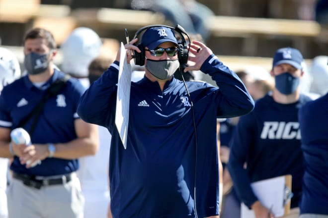 Mike Bloomgren is entering his fourth season at Rice's head coach.