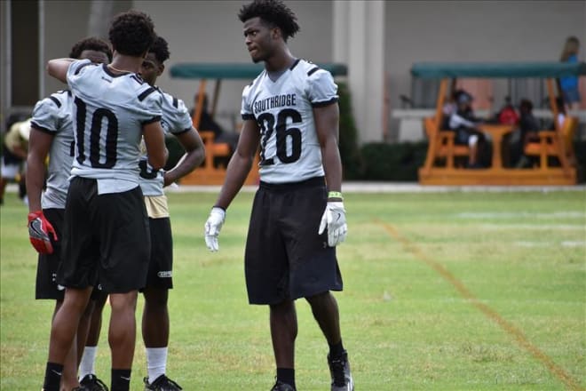 Howard had six pass breakups at UM's 7 on 7 camp Sunday