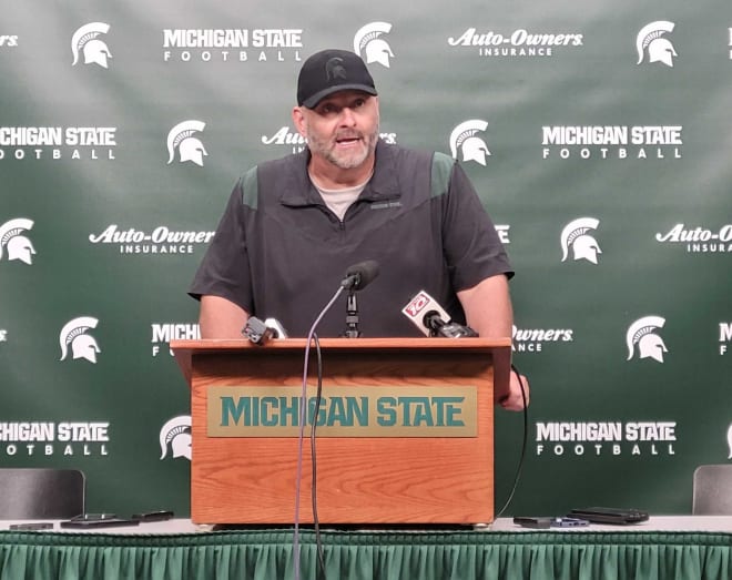 Michigan State offensive line coach Chris Kapilovic says that the offensive line needs to be more consistent.
