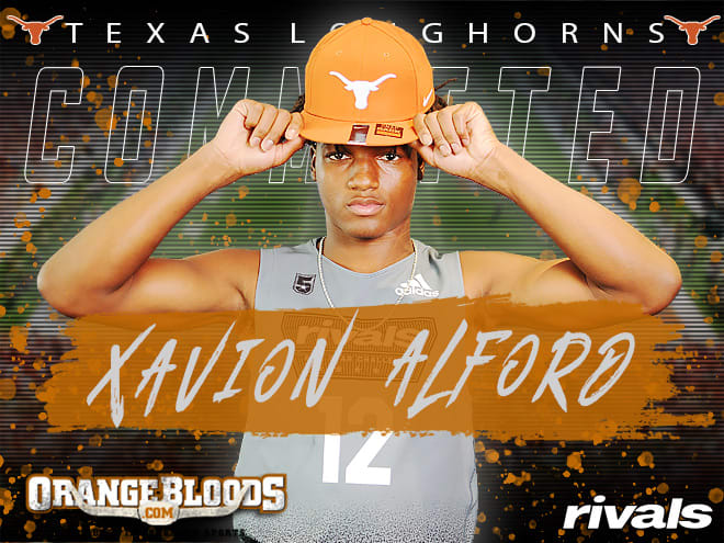 Rivals250 safety Xavion Alford committed to Texas on Friday.