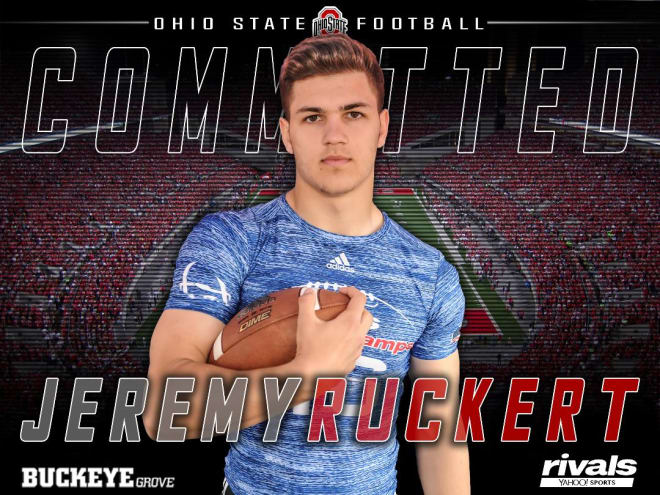 Jeremy Ruckert wasted no time getting back to Columbus after his commitment.