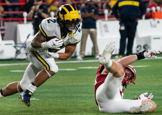 Michigan Wolverines football tailback Blake Corum