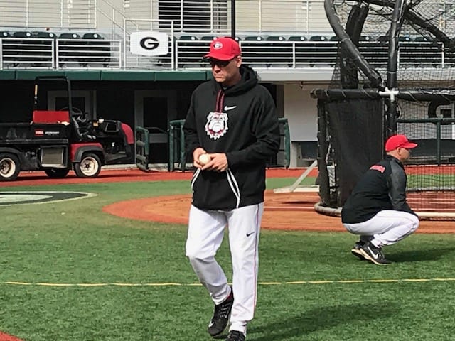 New Georgia pitching coach Sean Kenny feels good about his depth in the starting rotation.