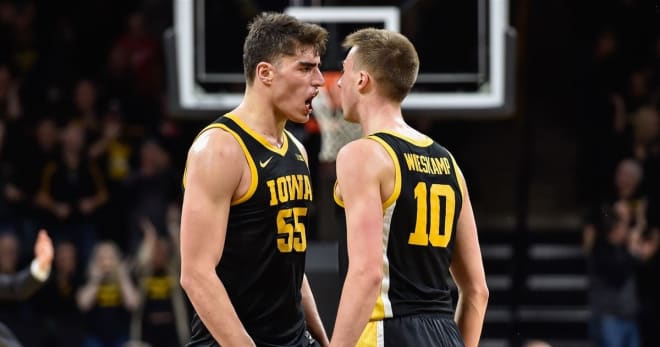 Luka Garza and Joe Wieskamp will hopefully hear their name called on Thursday night.