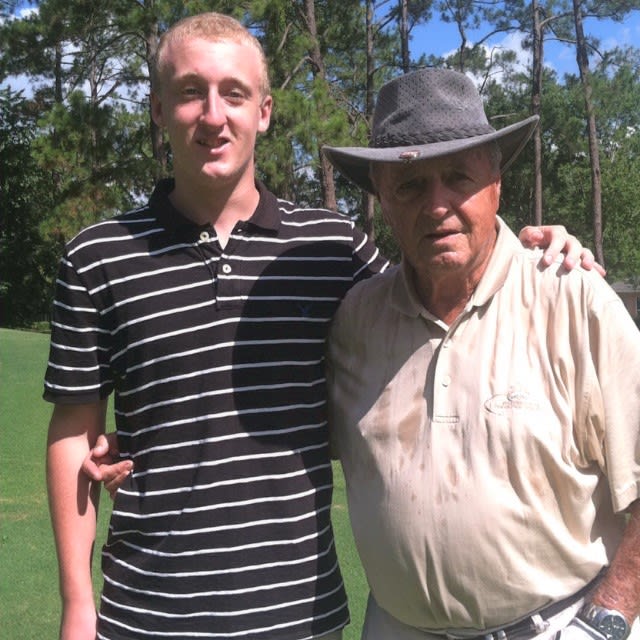 My lucky day -- finally meeting Coach Bowden in 2014.