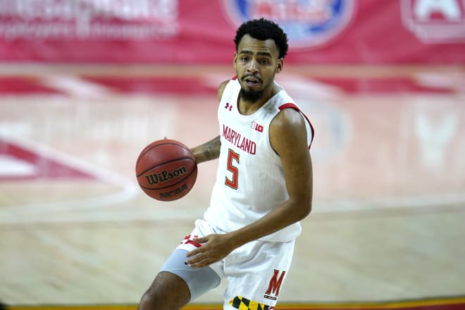 Maryland guard Eric Ayala is averaging 14.6 points per game. 