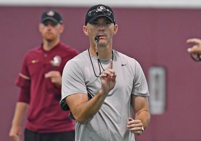 FSU football coach Mike Norvell discusses some of the Seminoles' freshman early enrollees.