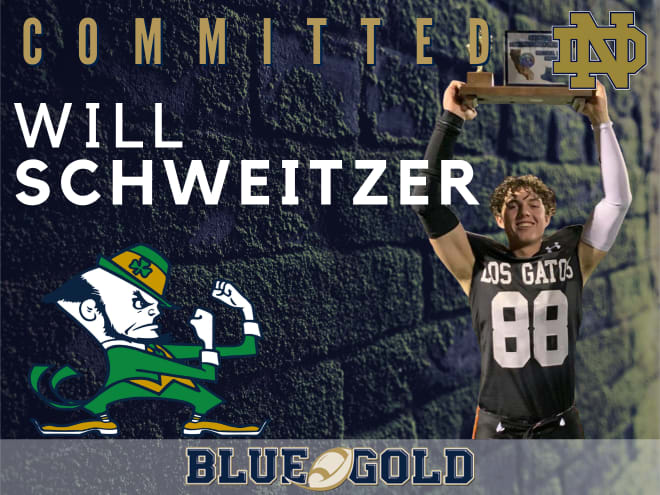 Los Gatos (Calif.) High defensive end and Notre Dame commit Will Schweitzer