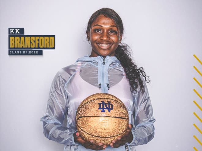 Notre Dame women's basketball recruit KK Bransford plays for Ohio's No. 1 girls basketball team in the largest enrollment class, Cincinnati Mount Notre Dame.