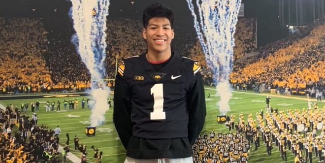 Class of 2020 defensive back Nate Valcarcel impressed the Iowa coaching staff at their camp last week.