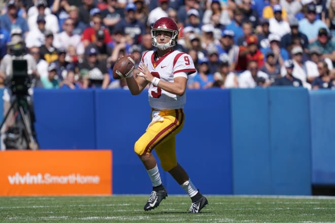 Freshman quarterback Kedon Slovis has already had some highs and lows in his short tenure as the Trojans' starter.