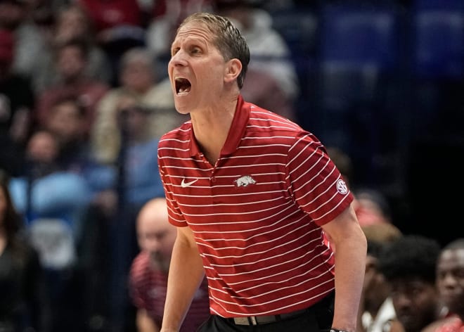 Arkansas basketball head coach Eric Musselman.