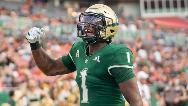 USF transfer WR Khafre Brown has committed to Arkansas.