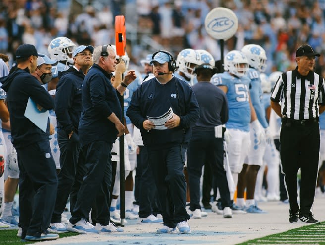 UNC defensive coordinator Jay Bateman says players not communicating will be replaced. 
