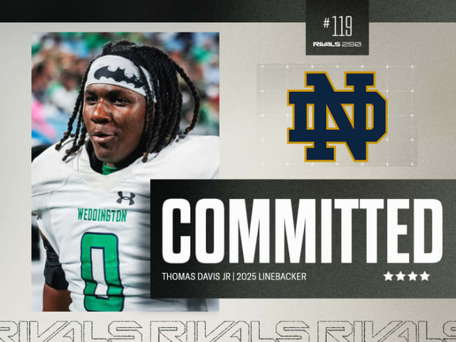 NFL legacy LB Thomas Davis Jr. commits to Notre Dame - Rivals: Football &  Basketball Recruiting
