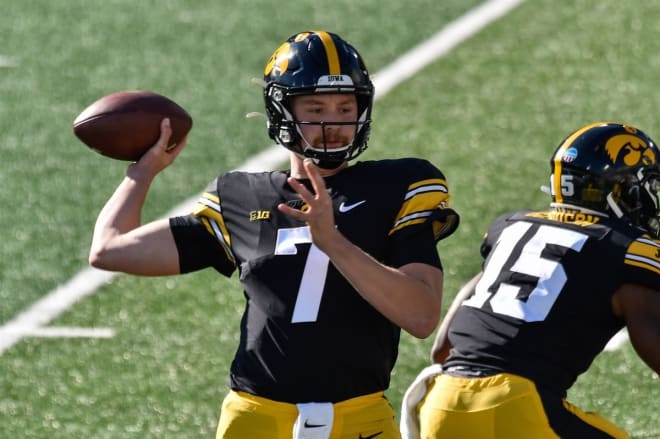 Spencer Petras is Iowa's leader under center.  (Photo: USA Today)