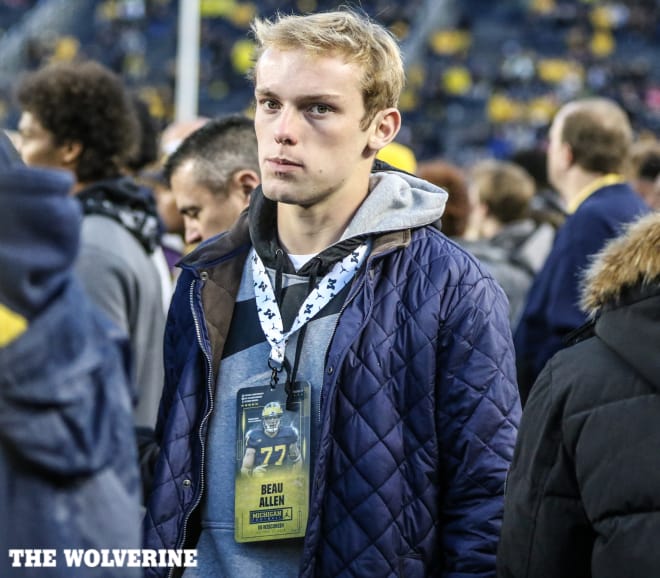 Four-star quarterback Beau Allen really enjoyed his experience in Ann Arbor for the Wisconsin game.