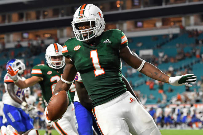 Former Miami running back Lorenzo Lingard has requested an NCAA transfer waiver for immediate eligibility at Florida.