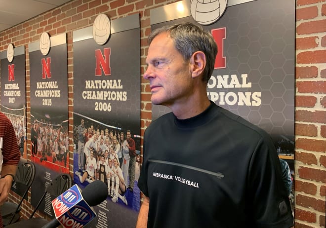 Head Coach John Cook met with the media Monday to discuss the Husker's progress through the first week of fall camp. 