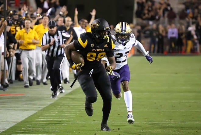 ASU junior college transfer Ceejhay French-Love made an improbable 4th down reception to secure the Washington win