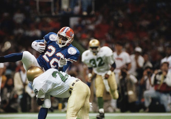 Notre Dame and Florida have played once before, an Irish win in the 1992 Sugar Bowl.