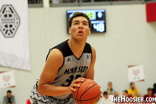 2018 forward Race Thompson visited IU this June.