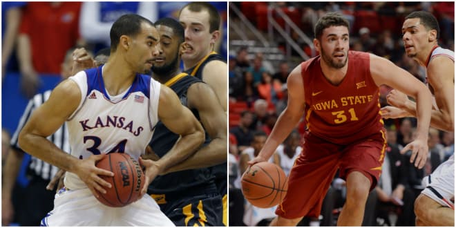 Perry Ellis (left) and Georges Niang