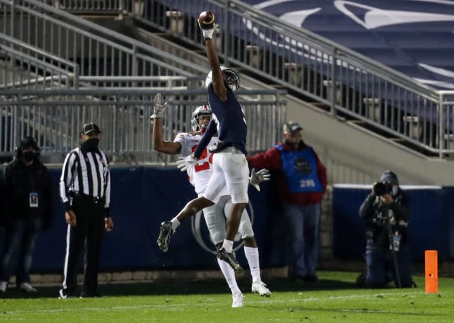 Penn State wide receiver Jahan Dotson (Matthew O'Haren, USA TODAY Sports)