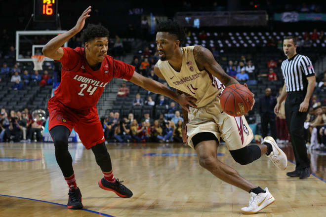 Braian Angola and the Seminoles were destroyed by Louisville in the ACC Tournament. 