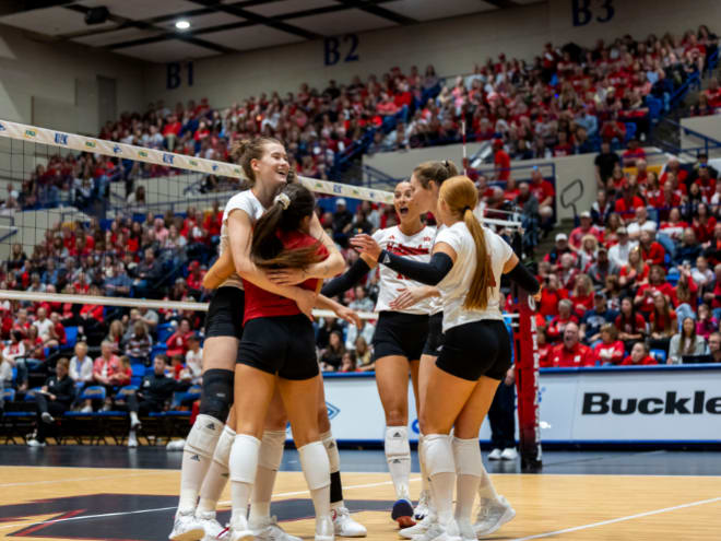 Nebraska volleyball faced the University of Denver in its annual spring match on Saturday at the University of Nebraska-Kearney